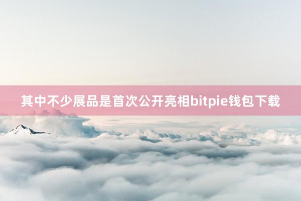 其中不少展品是首次公开亮相bitpie钱包下载