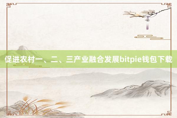 促进农村一、二、三产业融合发展bitpie钱包下载