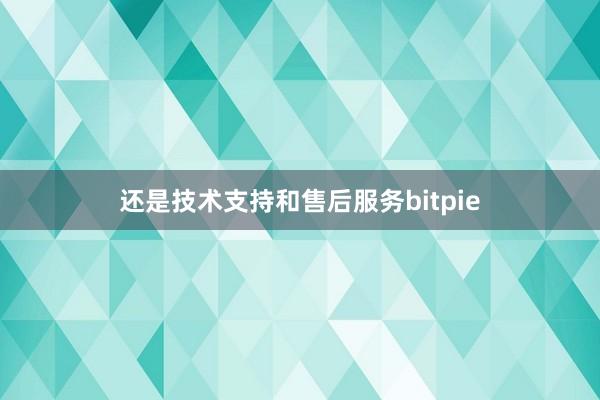 还是技术支持和售后服务bitpie