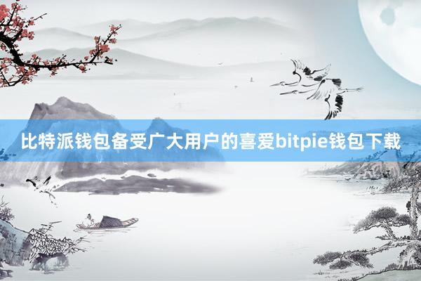 比特派钱包备受广大用户的喜爱bitpie钱包下载